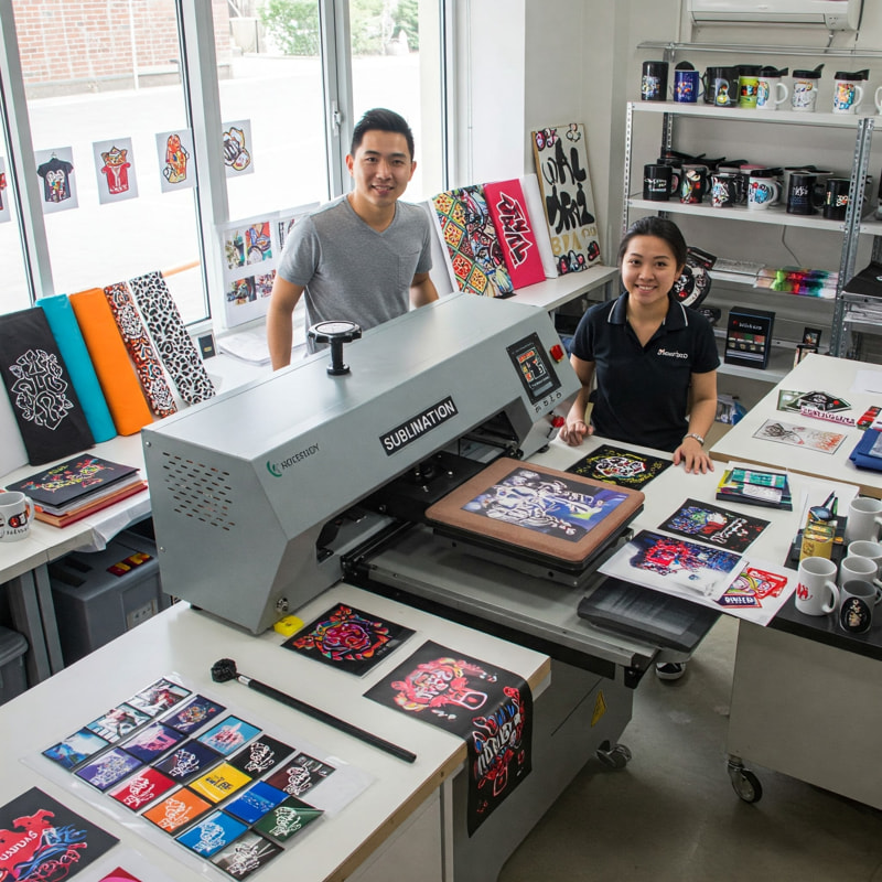 Monta tu Negocio de Sublimación en 2025: Productos, Insumos y Rentabilidad